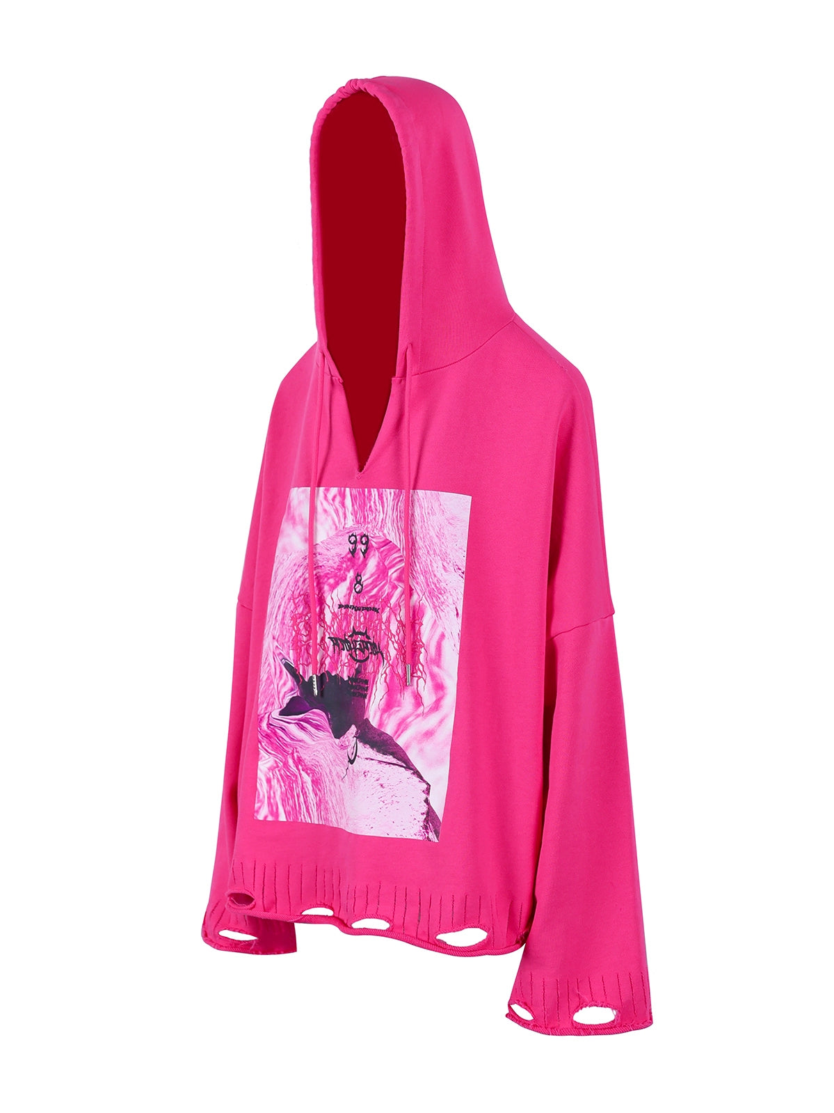 Psychedelic Rock Printed Hoodie