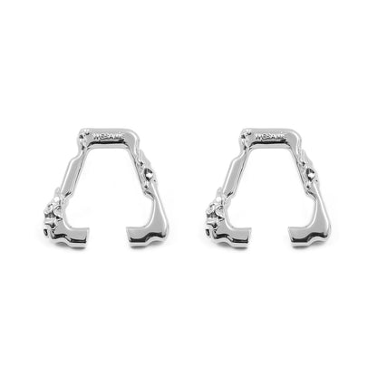 Boucles d'oreilles de forme irrégulière 22s / s de créateurs de niche pour les accessoires de style simple et cool des femmes