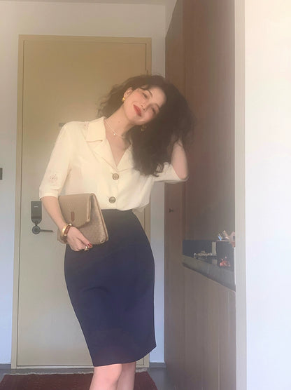 Retro OL Mid Skirt