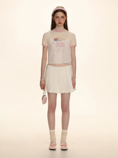 Rainbow Knitted Camisole Dress