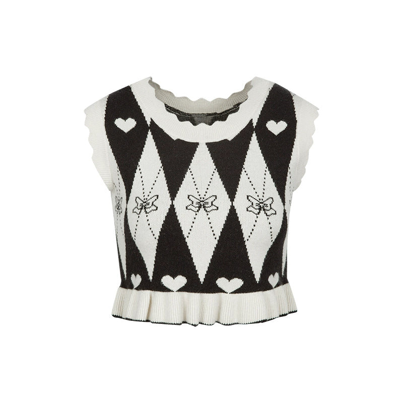 Lingge Spring Sweater Vest