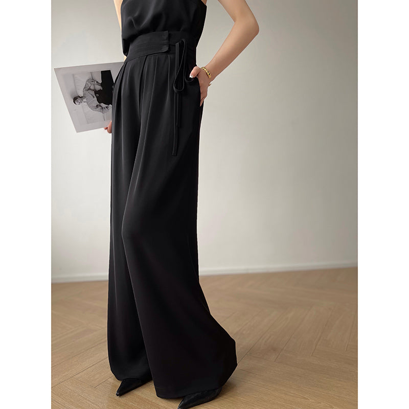 High Waist Wide Pants Set