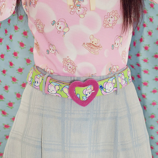 Bear Print Cute Belt