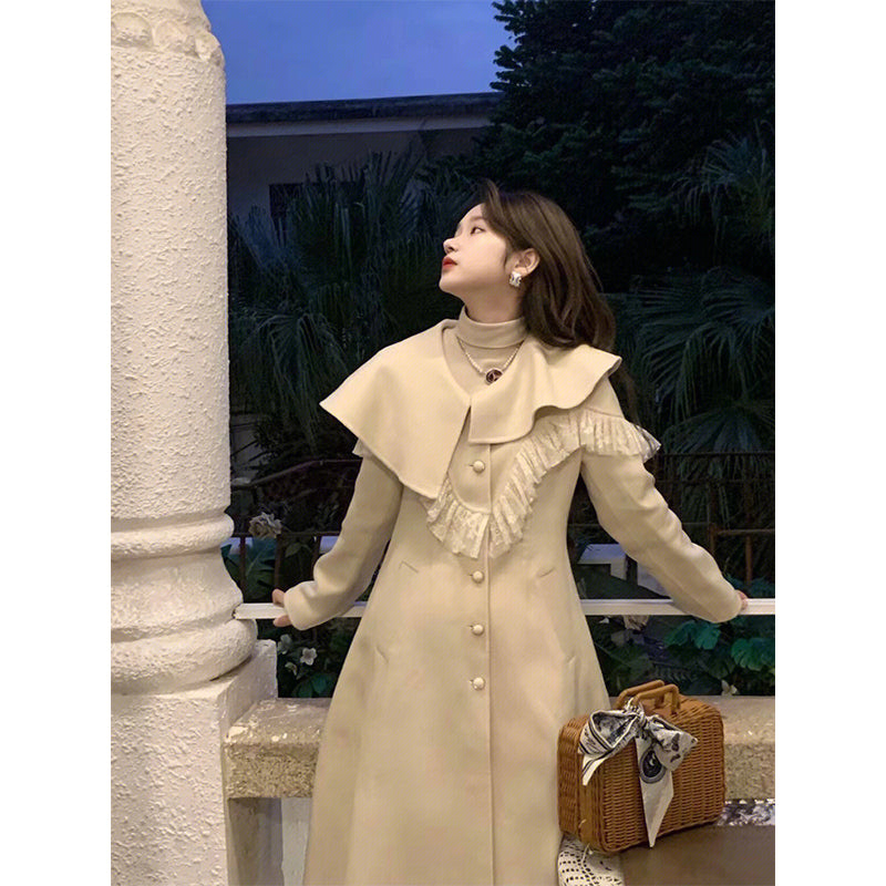 Celebrity Hepburn Cloak Coat