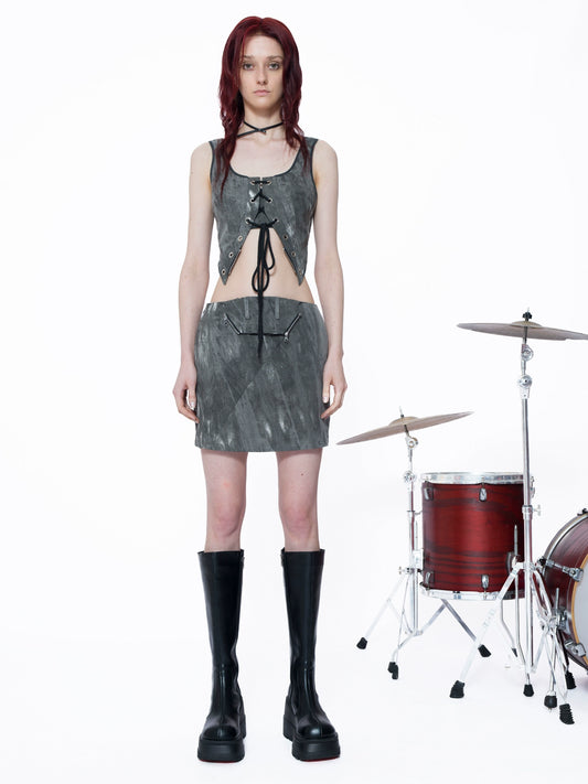 Confident Two Wear Skirt - Detachable Set