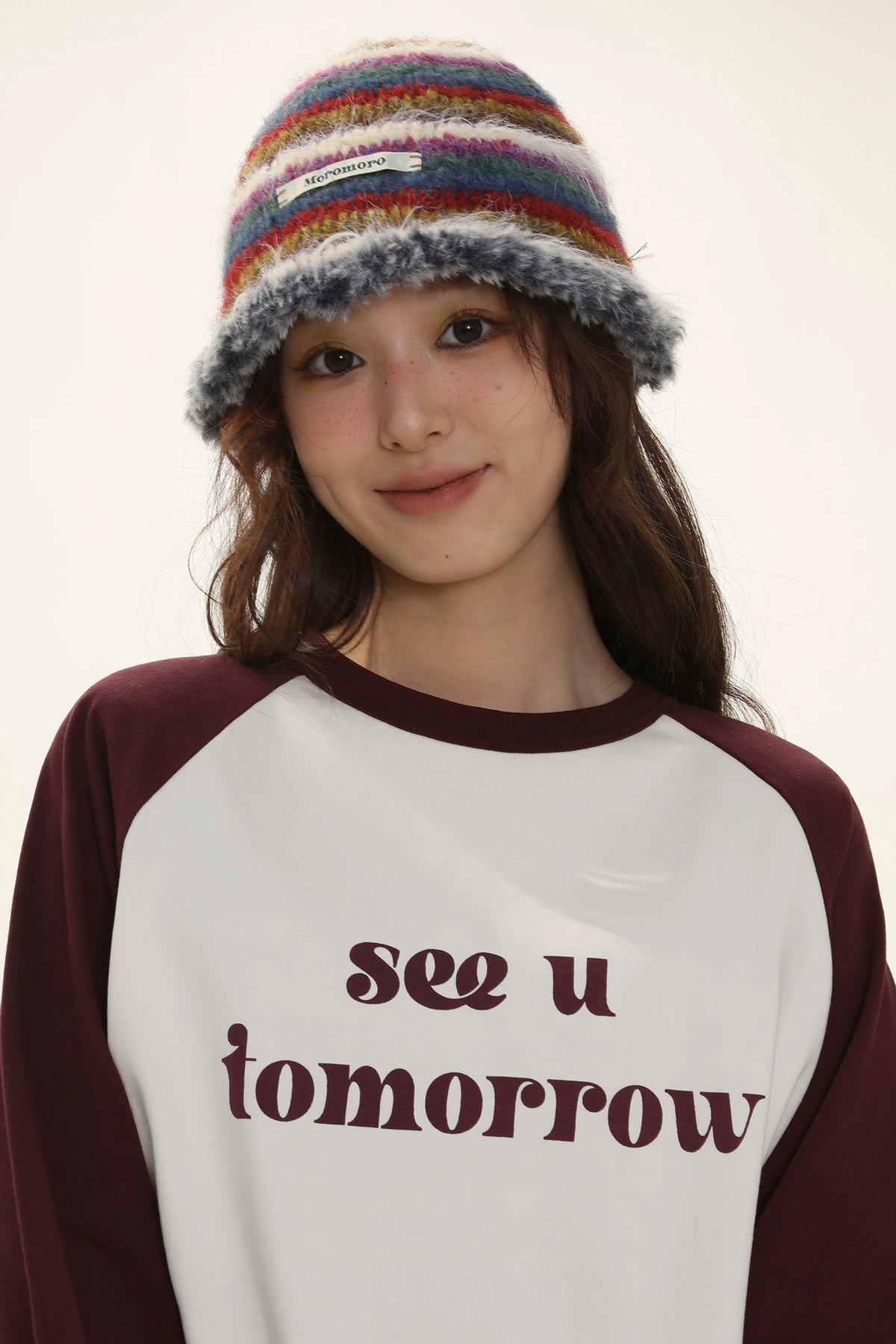 Raglan Sleeves Letter Print T-Shirt