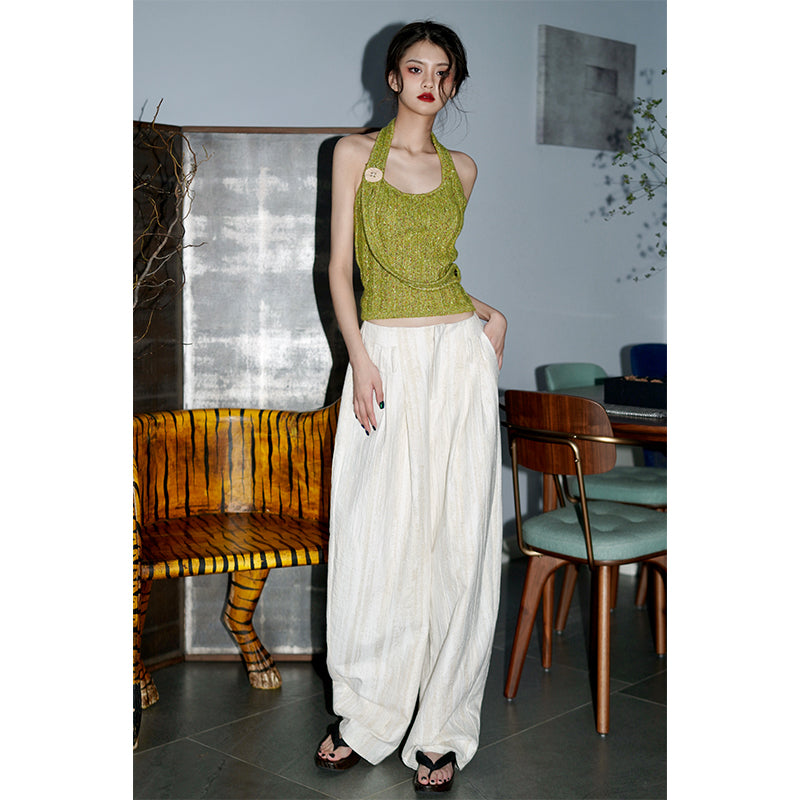 Linen Wide Leg Pants