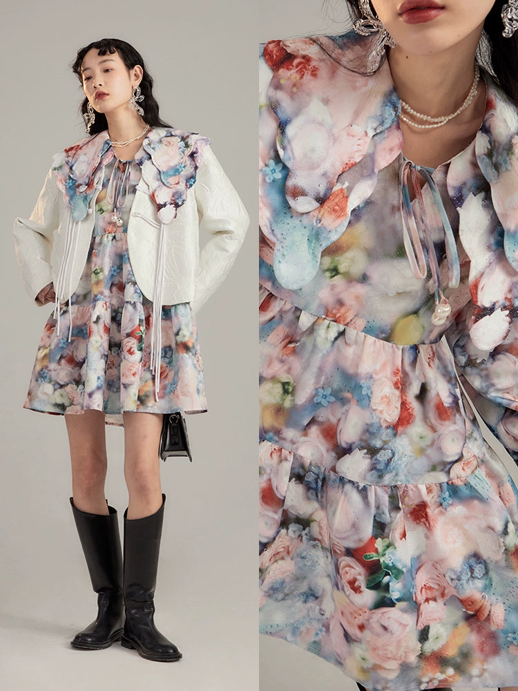 Robe d'automne du jardin de printemps de l'oreille