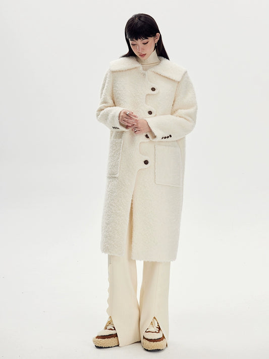 Light Color - Warm Winter Wool Coat