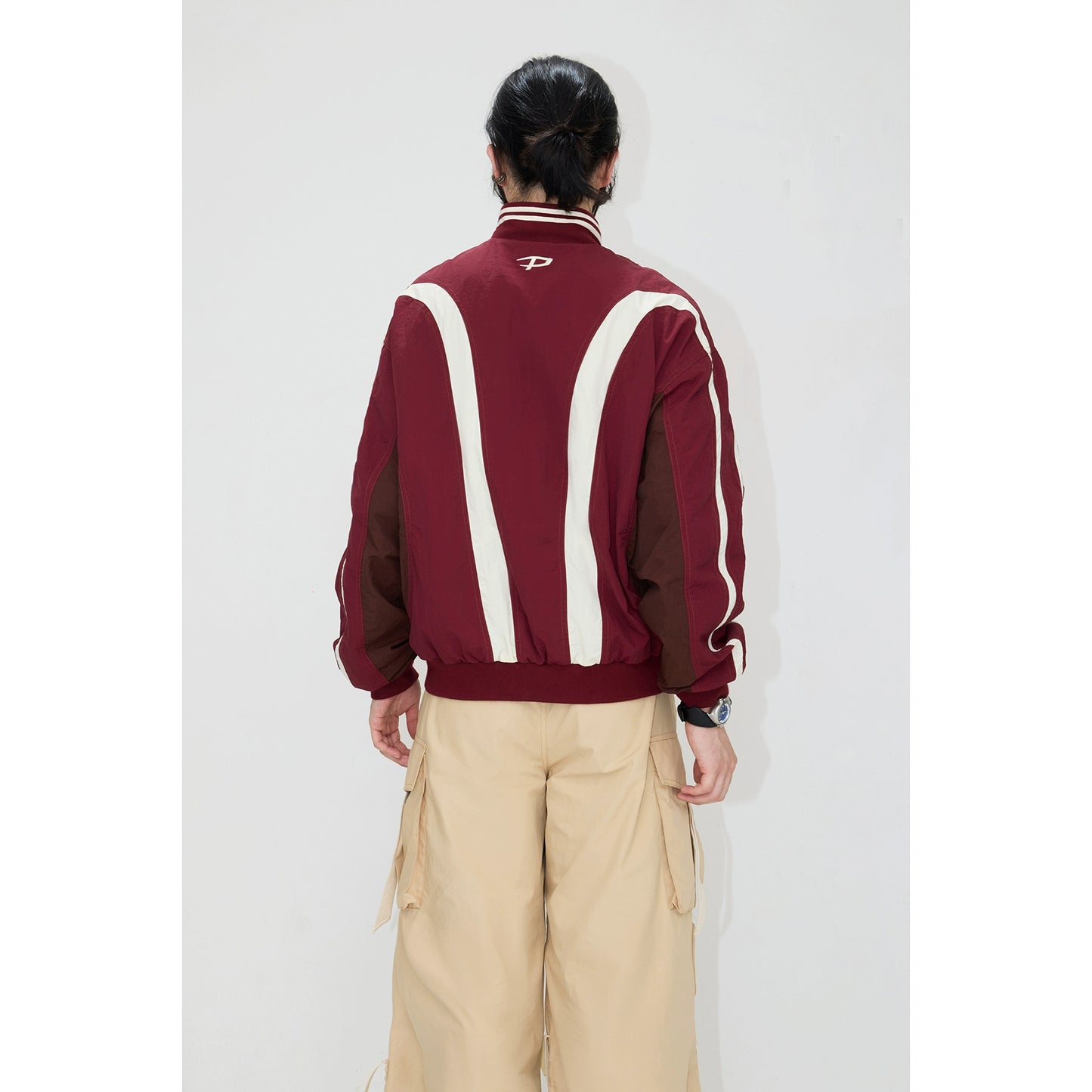 Retro Sports -Strand Up Twlar Pullover Coat