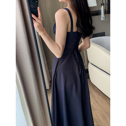 Navy Split Dress '23