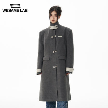 High-End Retro Warmth Woolen Long Coat