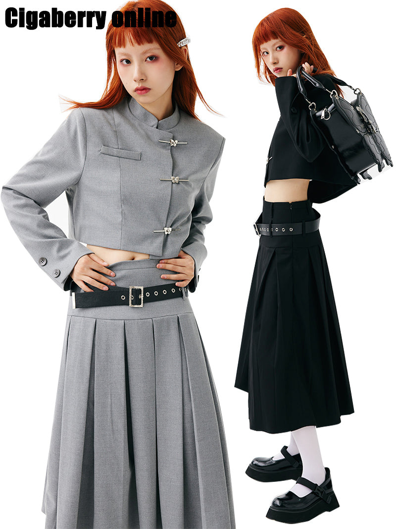 Campus Pleated Skirt