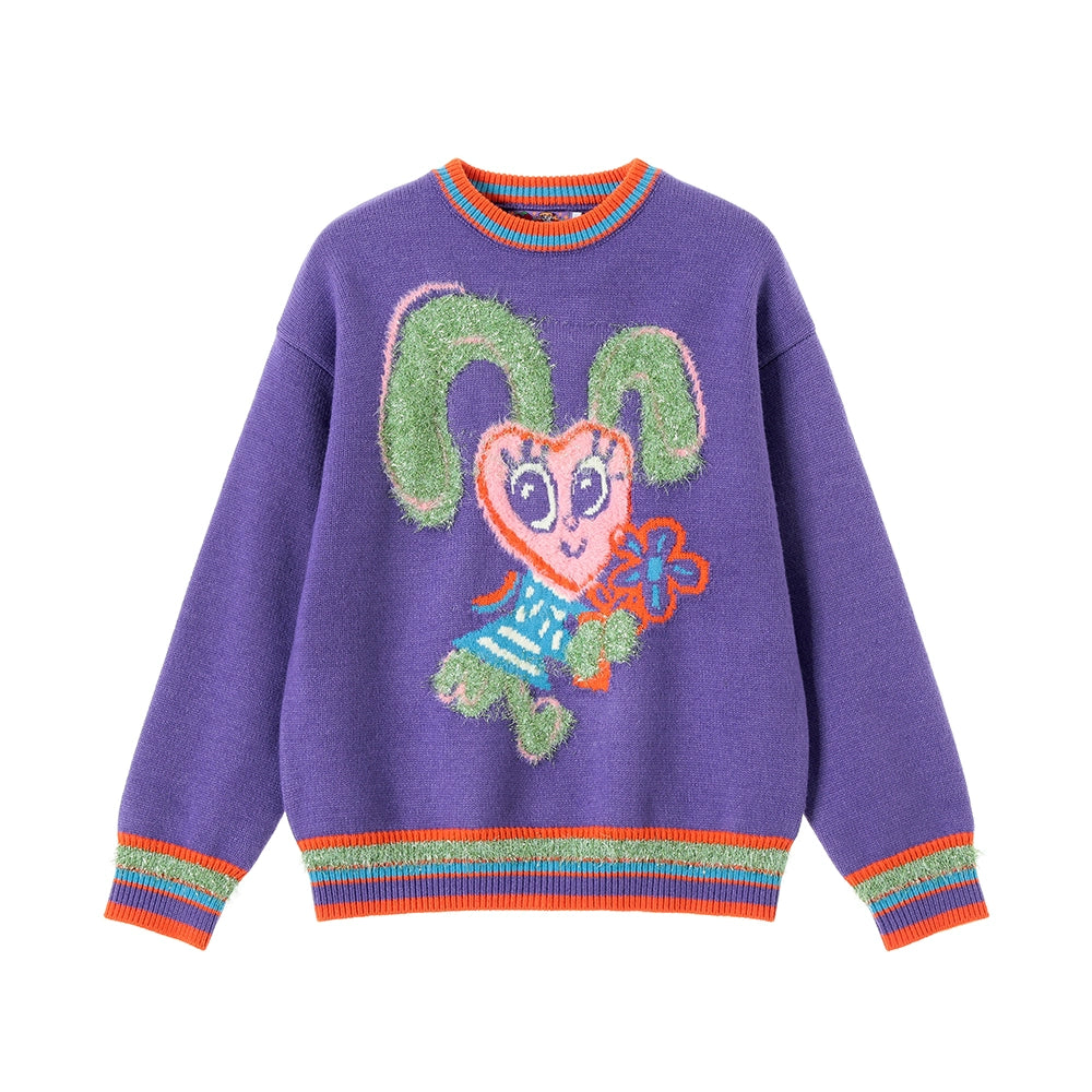 Rabbit Cartoon Thick Sweater