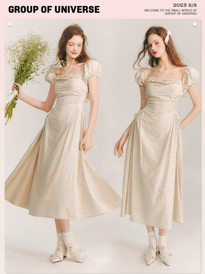 Seasalt Elegance - Soft Tencel Plaid Dress