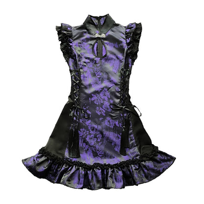 NIO Gothic Tassel Cheongsam Dress