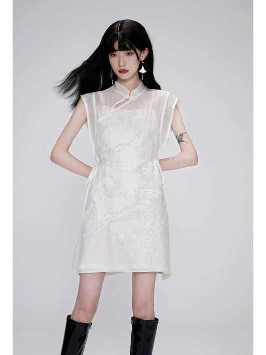 Cheongsam Suspender Dress