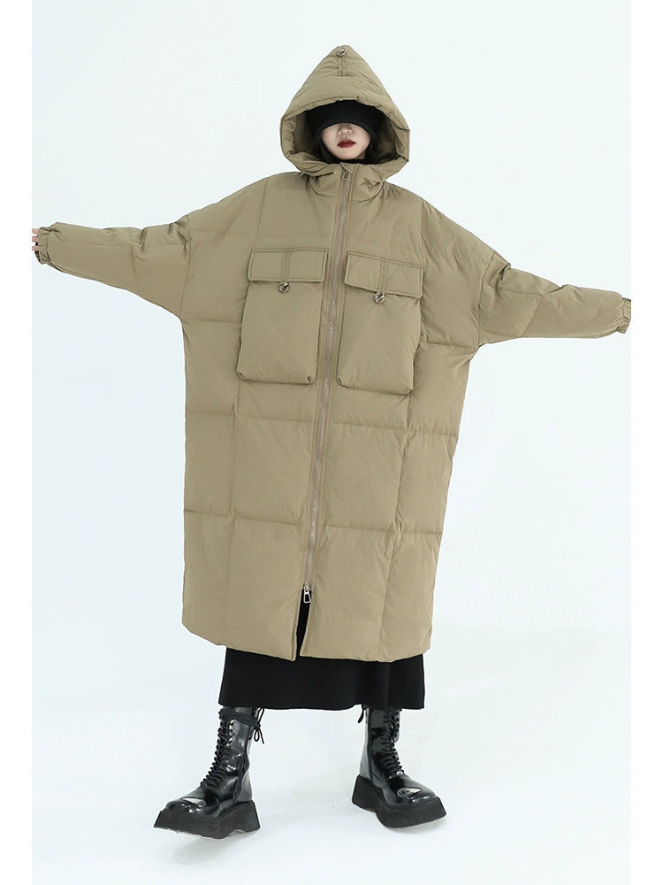 Mid-Length Winter Down Jacket