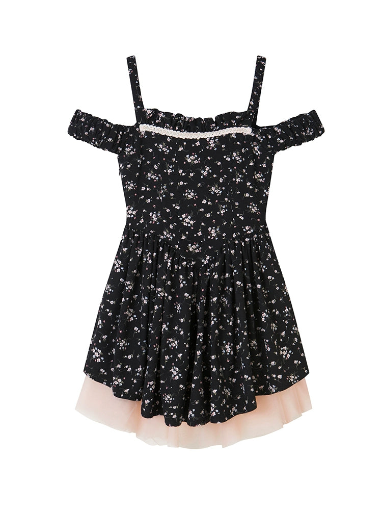 Secret Garden - Black Suspended Dress