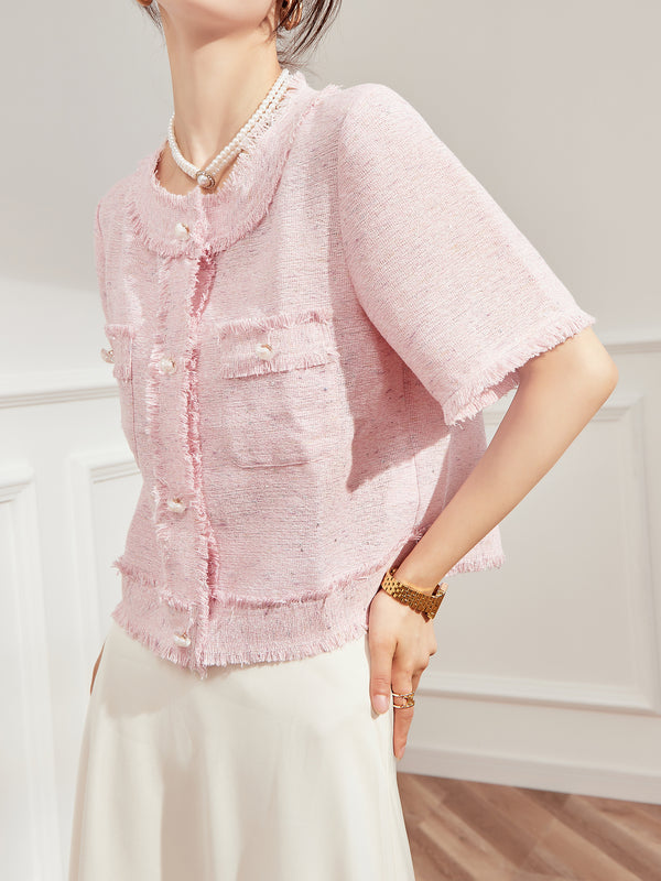 Pink French Short Coat