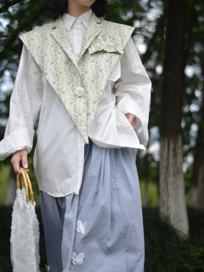 Niche Suit Shawl & Skirt