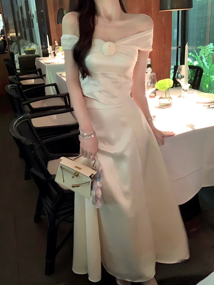 Luminous Serenade White Dress