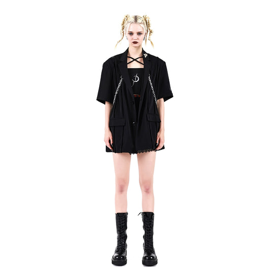 Electric Moon Short Sleeve Suit