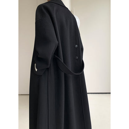 Mid-Length Wool Coat Set