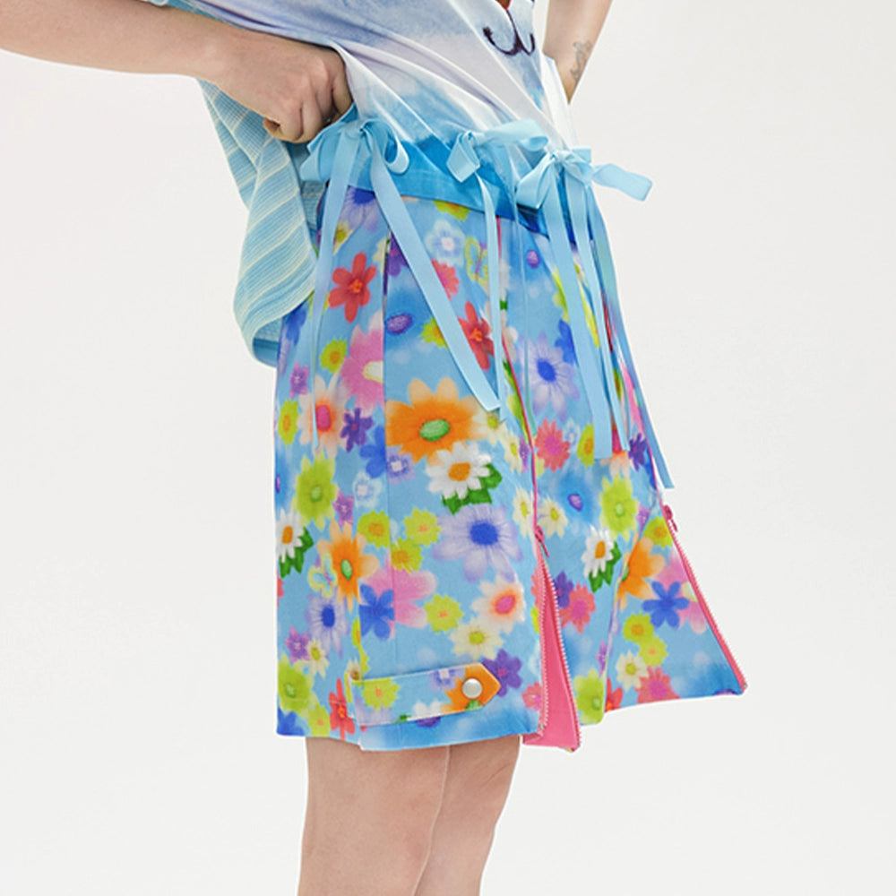 Hand-painted Cotton Skirt