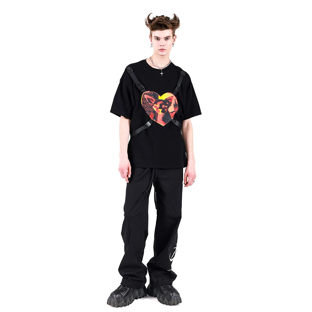 Flame Love Punk T-shirt