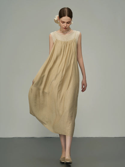 Apricot Zen Long Dress