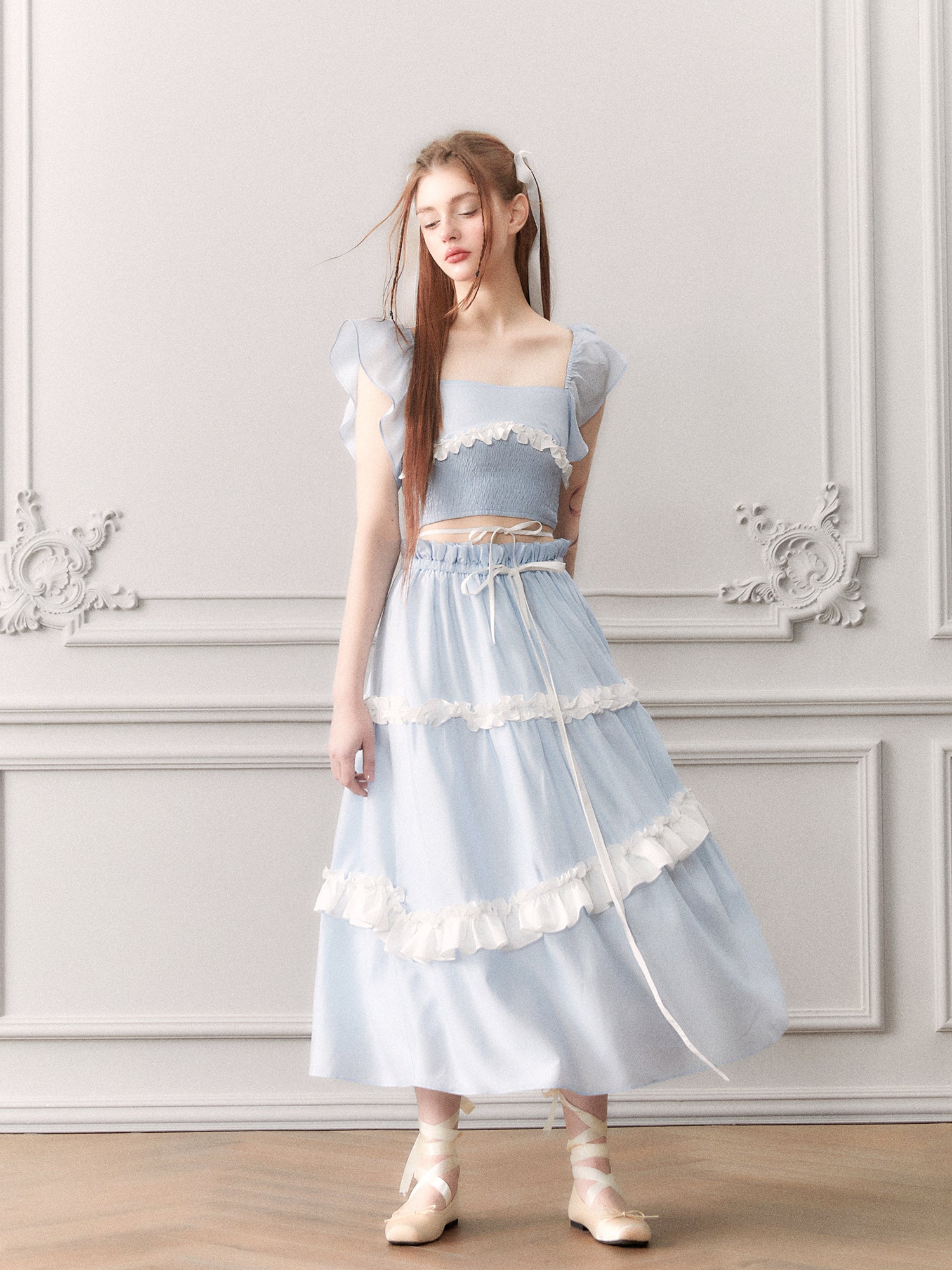 Blue Sky Swing Dress