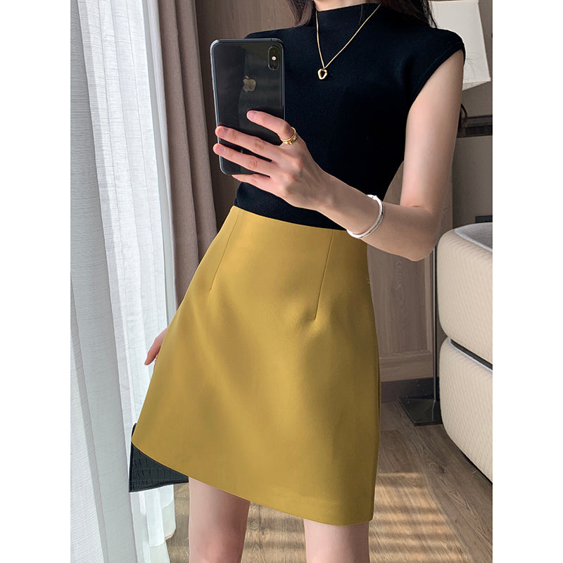 Yellow Office Dress