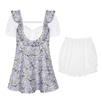 Floral Summer French Dress