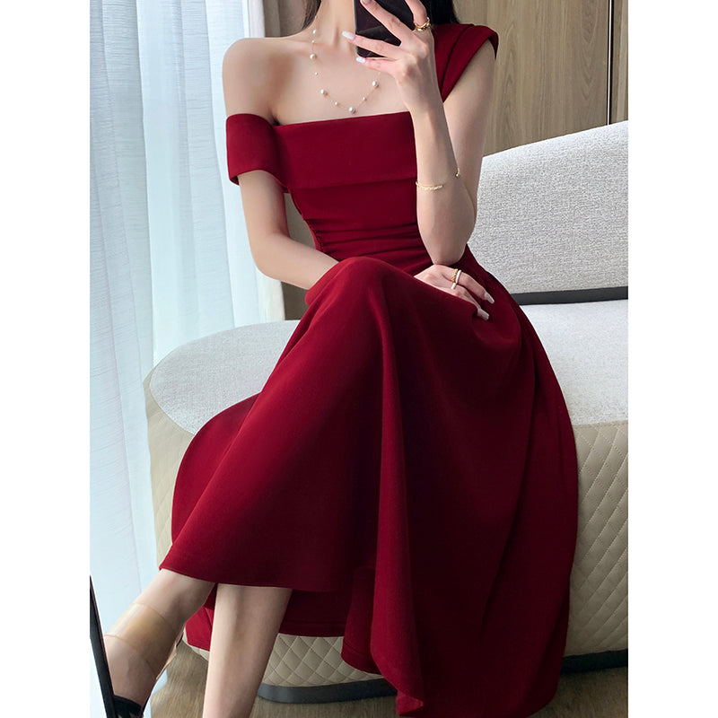 Dignified Red Banquet Dress