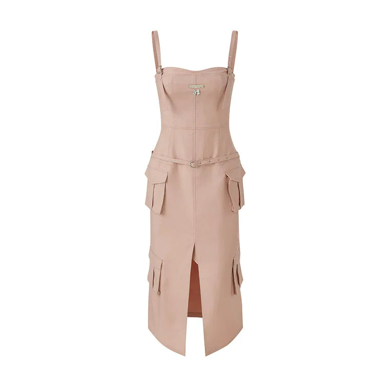 Gentle Rebel - Slimming Suspender Work Dress