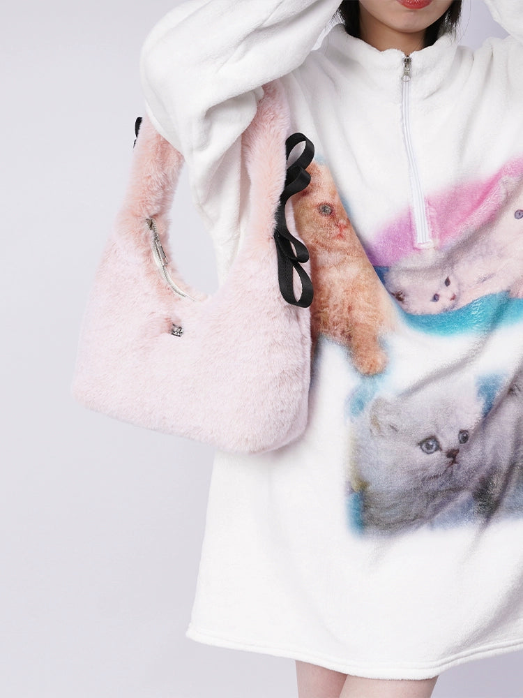 Fur Winter Shoulder Bag