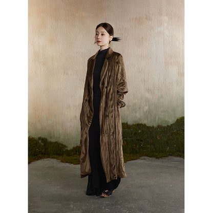 Velvet Coat: double poitrine et lâche