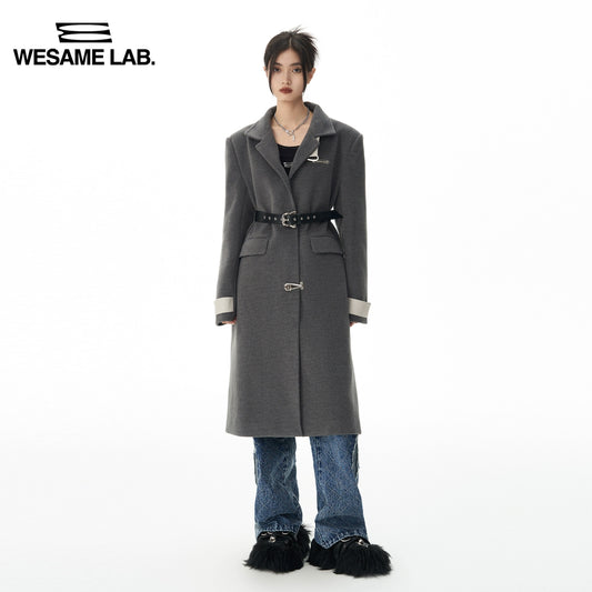 High-End Retro Warmth Woolen Long Coat