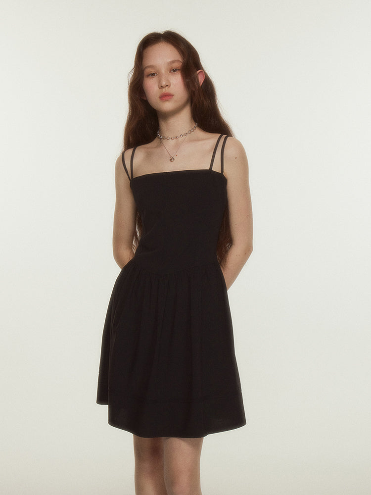 Black Double Strap Dress