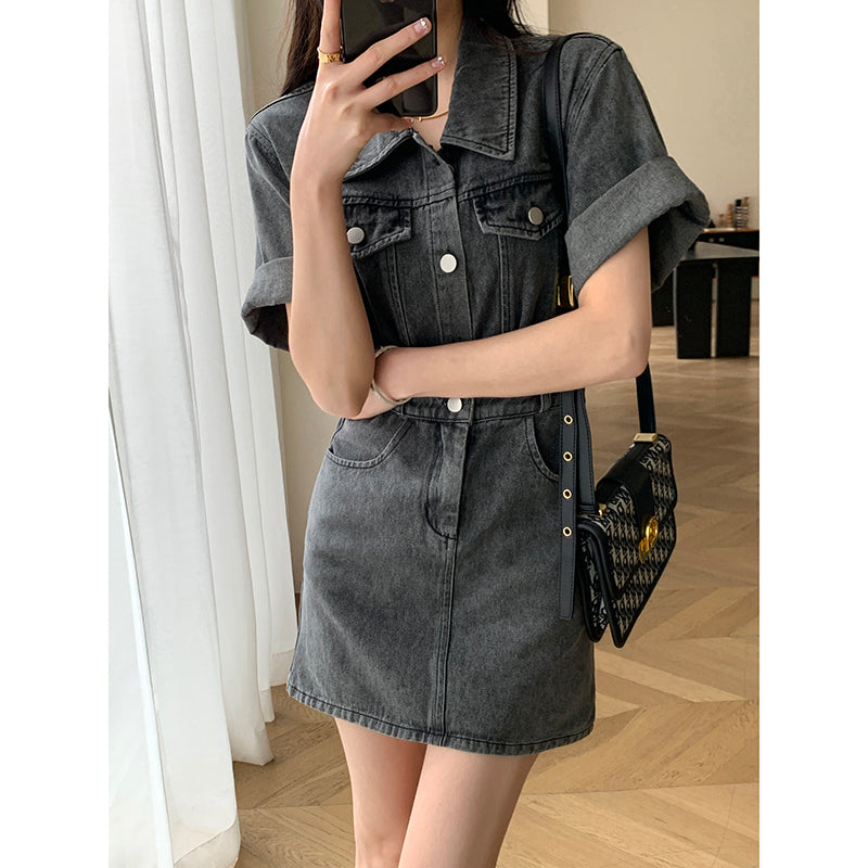 Slim Denim Dress