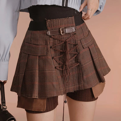 Checkered Planet Skirt