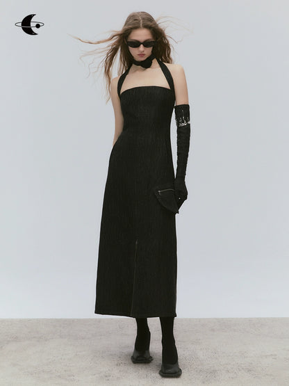 Yuanyuan Neck Zipper Waist Dress for Spring/Summer