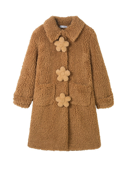 Solid Color - Loose Woolen Coat