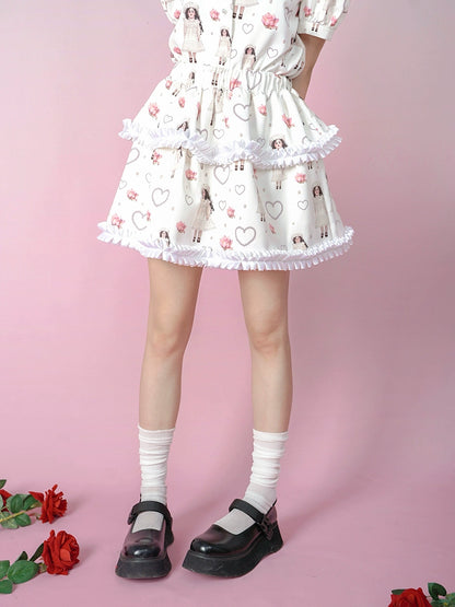 Doll Rose Short Skirt