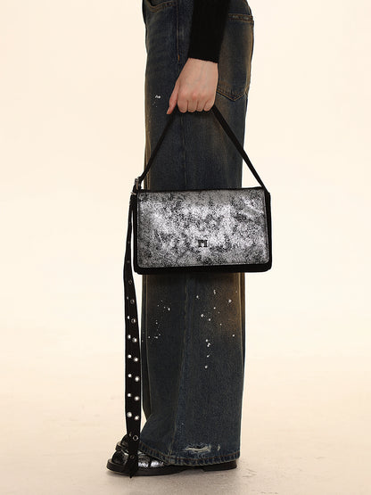 Sparkling Powder Coating Crossbody Bag
