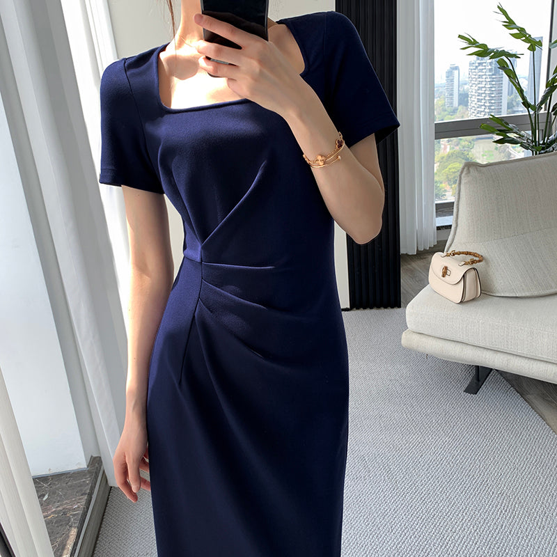 Navy Goddess Midi