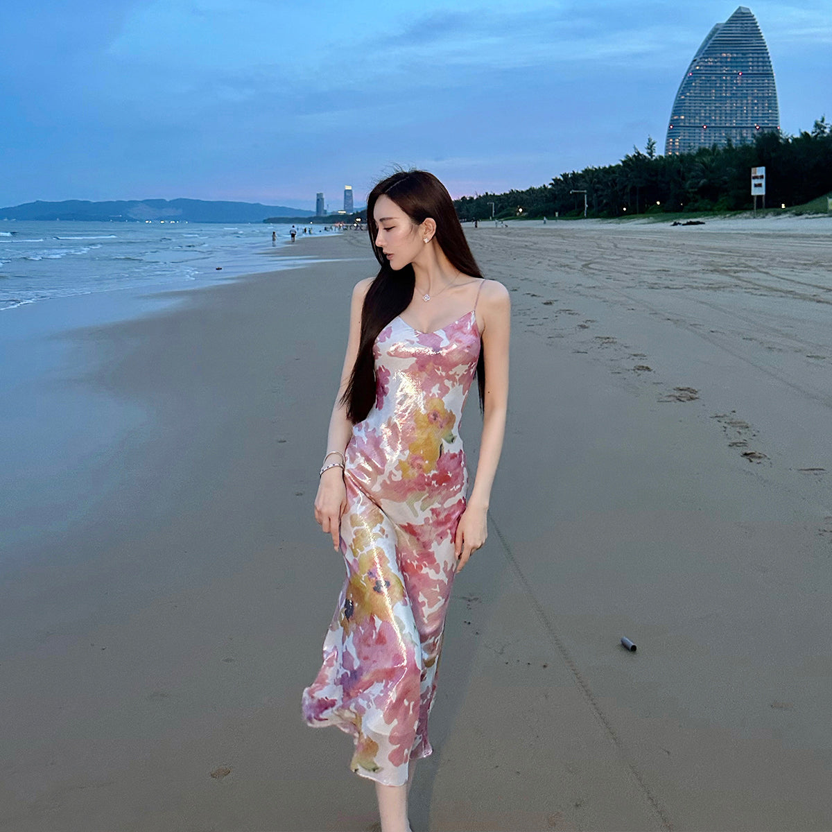 Silk Serenade Fish Tail Dress