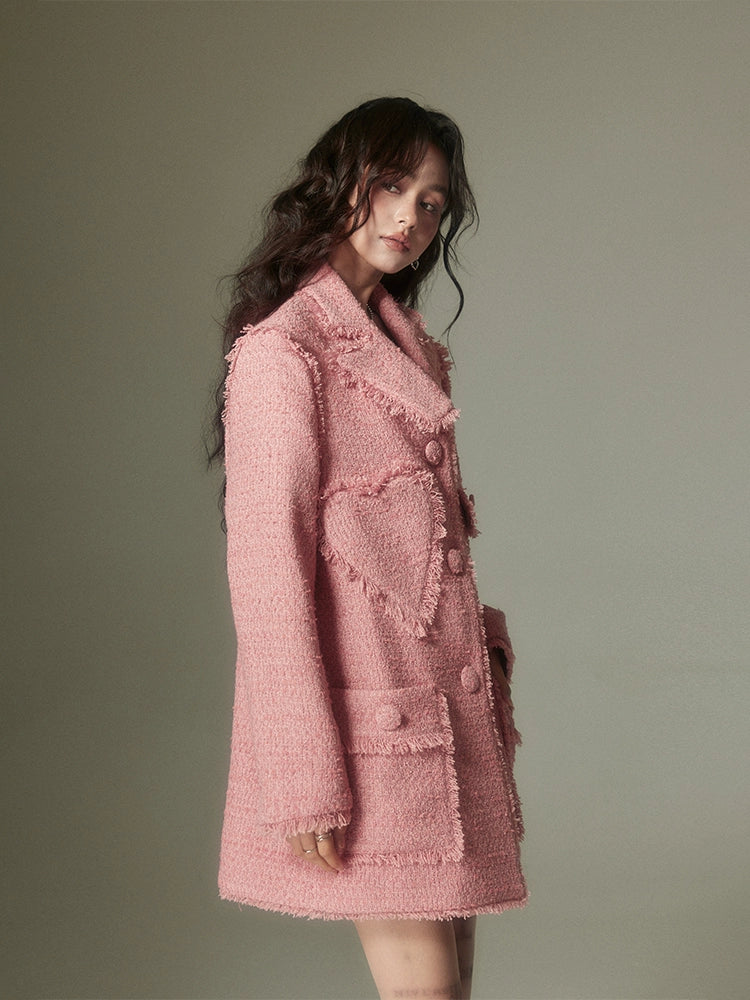 Suit Collar Pink - Small Fragrant Coat