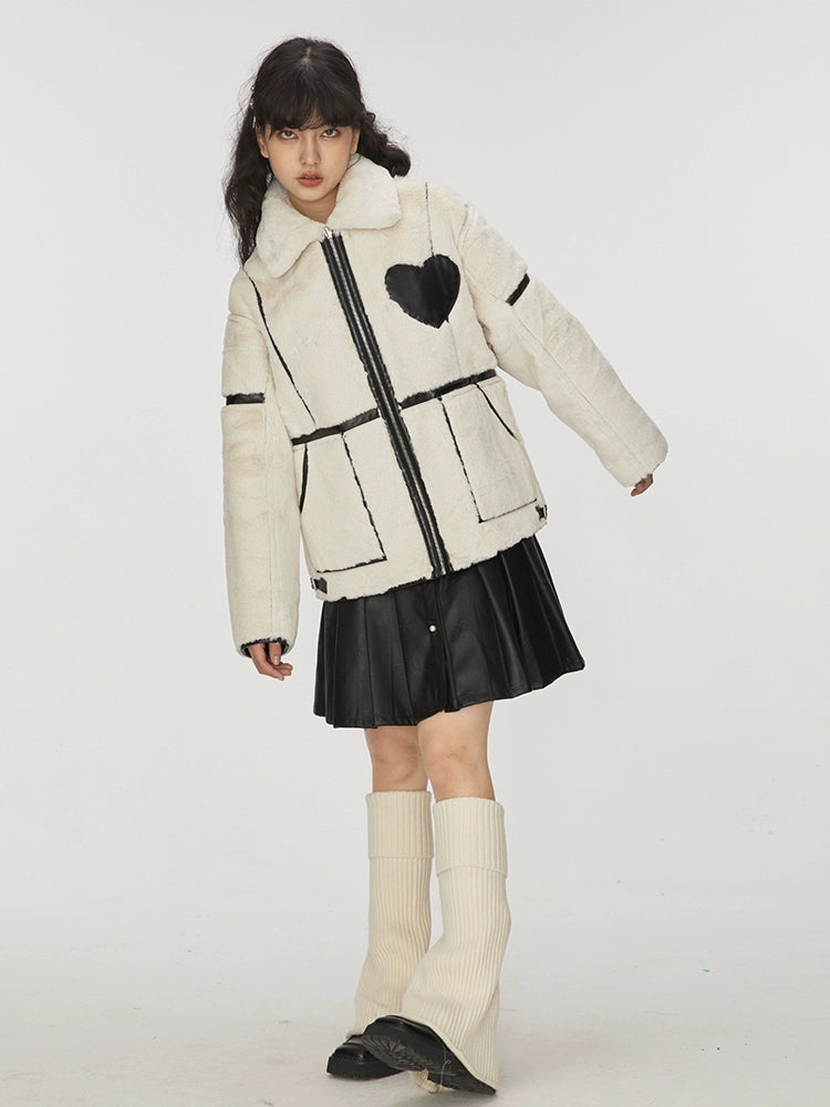 Candy Plush Short Coat